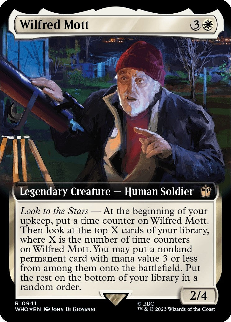 Wilfred Mott (Extended Art) (Surge Foil) [Doctor Who]