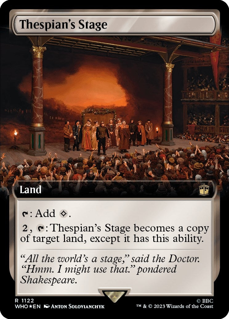 Thespians Stage Extended Art Surge Foil (1122) [WHO]