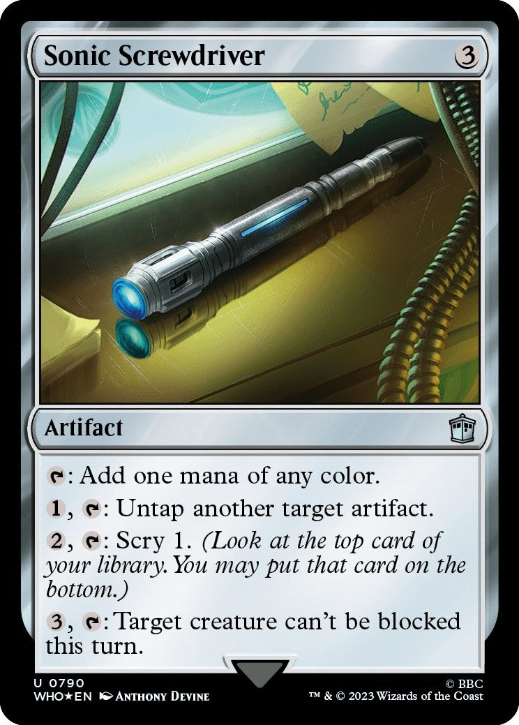 Sonic Screwdriver 0790 Surge Foil (790) [WHO]
