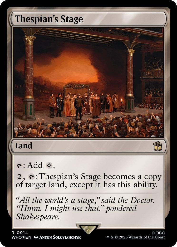 Thespians Stage Surge Foil (914) [WHO]