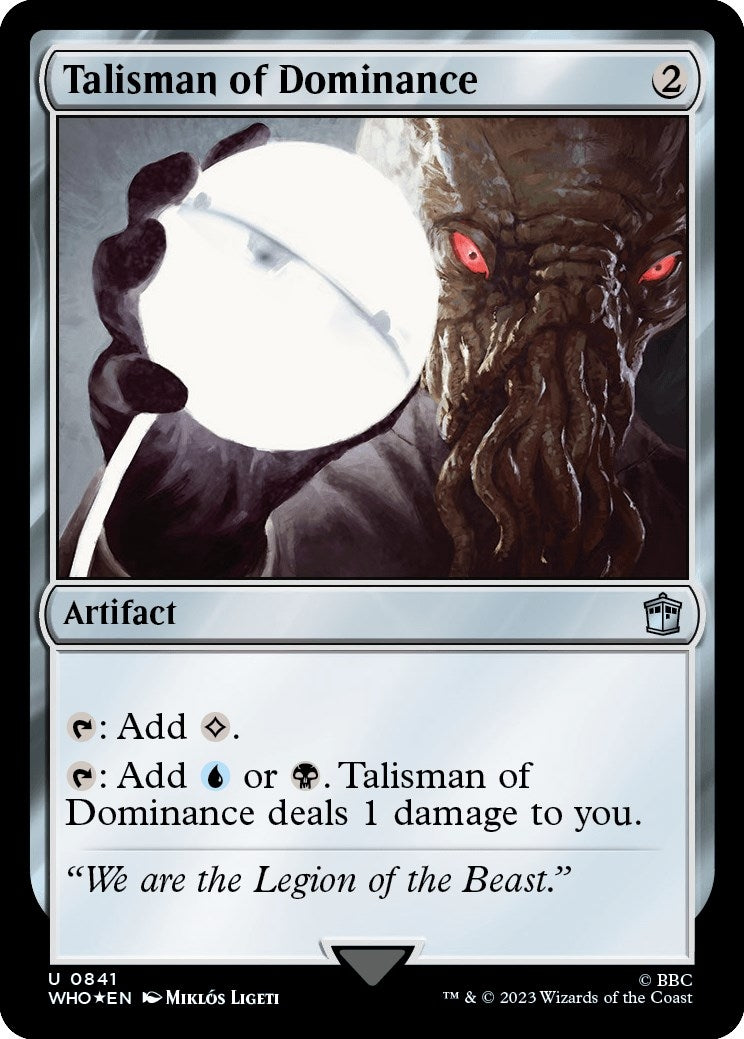 Talisman of Dominance Surge Foil (841) [WHO]