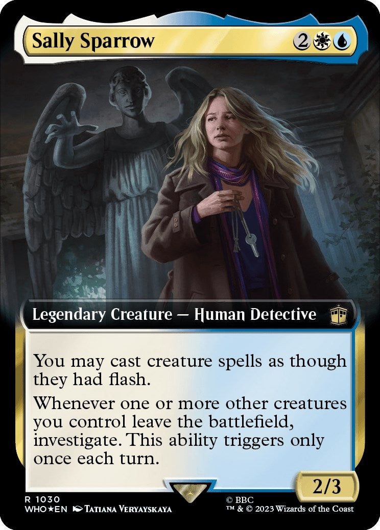 Sally Sparrow Extended Art Surge Foil (1030) [WHO]