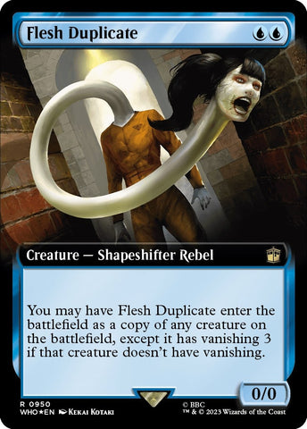 Flesh Duplicate Extended Art Surge Foil (950) [WHO]