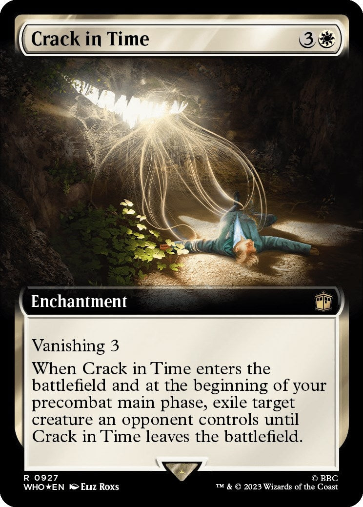 Crack in Time Extended Art Surge Foil (927) [WHO]