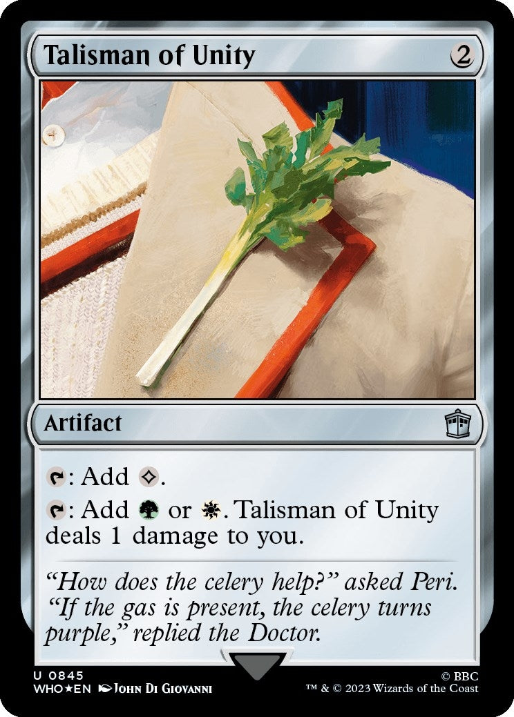 Talisman of Unity Surge Foil (845) [WHO]