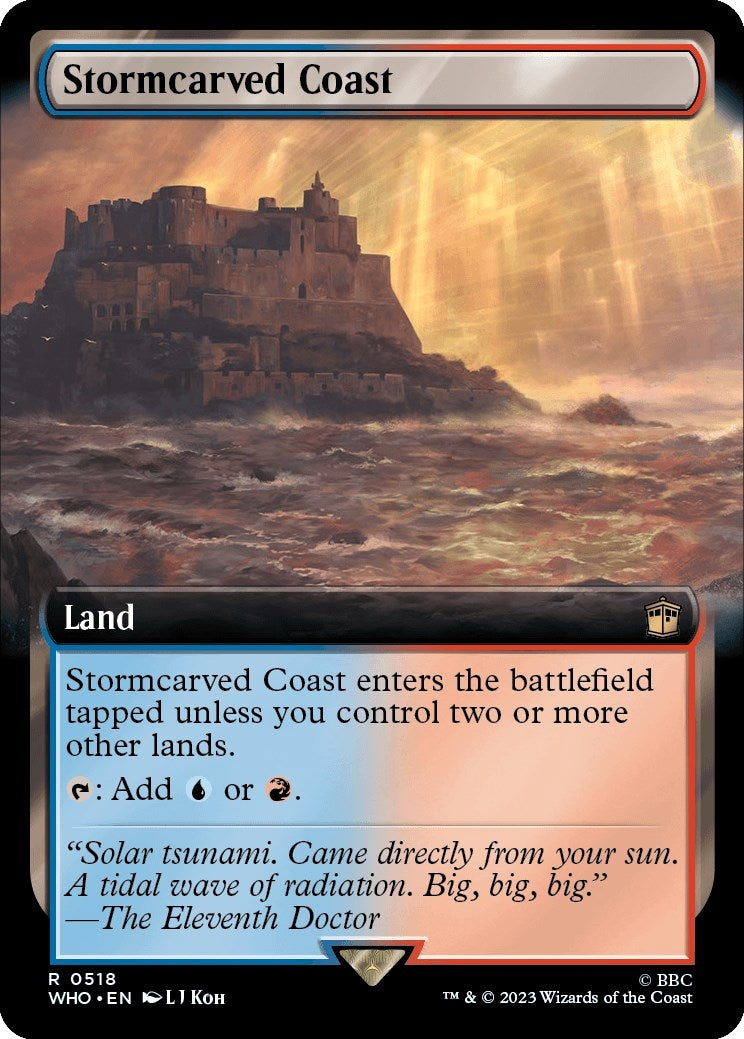 Stormcarved Coast Extended Art (518) [WHO]