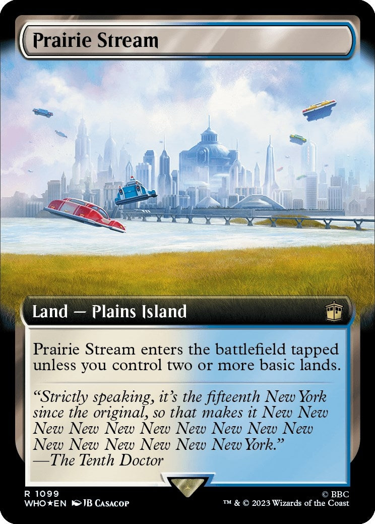 Prairie Stream Extended Art Surge Foil (1099) [WHO]