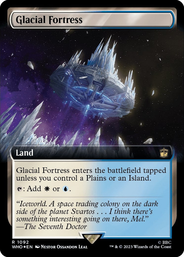 Glacial Fortress Extended Art Surge Foil (1092) [WHO]