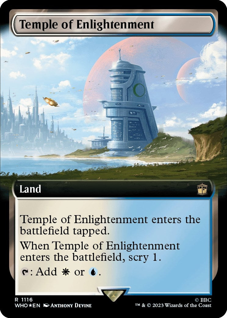 Temple of Enlightenment Extended Art Surge Foil (1116) [WHO]