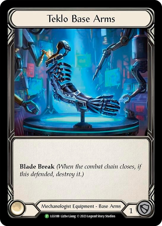 Image for Teklo Base Arms - LGS188 [Flesh and Blood: Promo Cards]