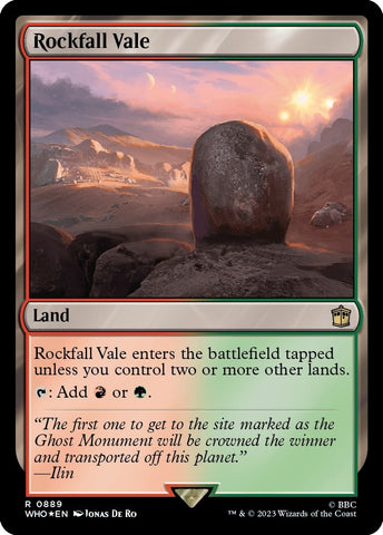Rockfall Vale Surge Foil (889) [WHO]