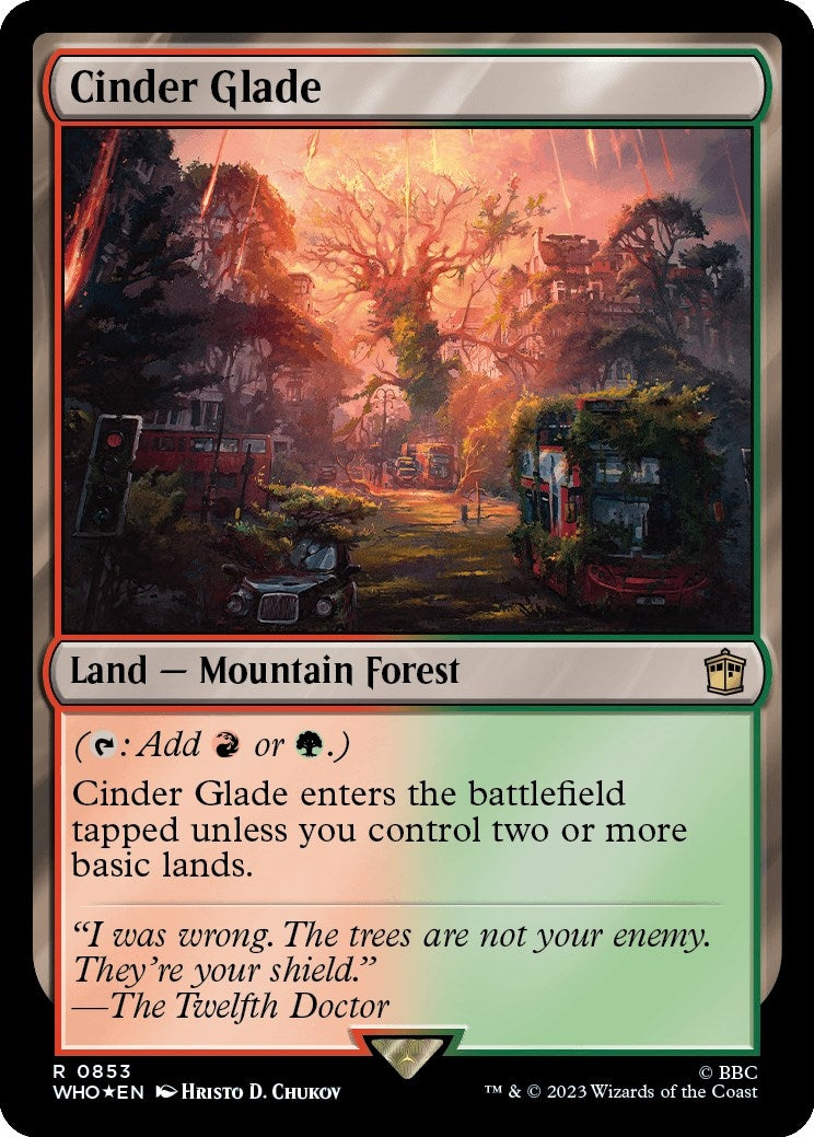 Cinder Glade Surge Foil (853) [WHO]