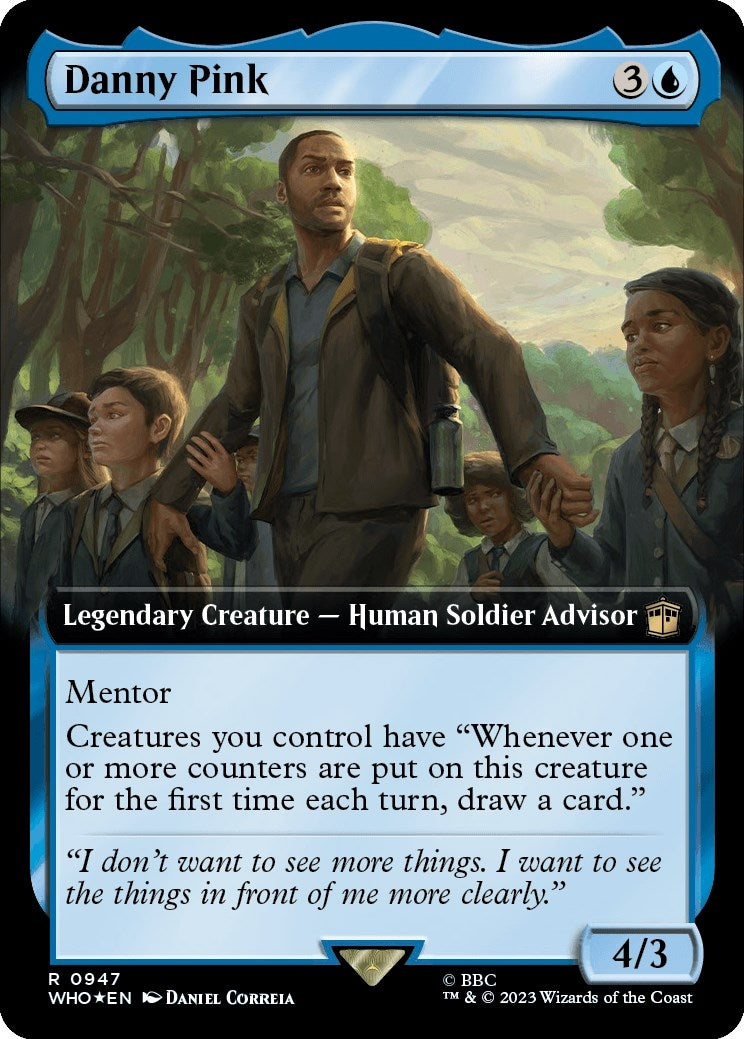 Danny Pink Extended Art Surge Foil (947) [WHO]