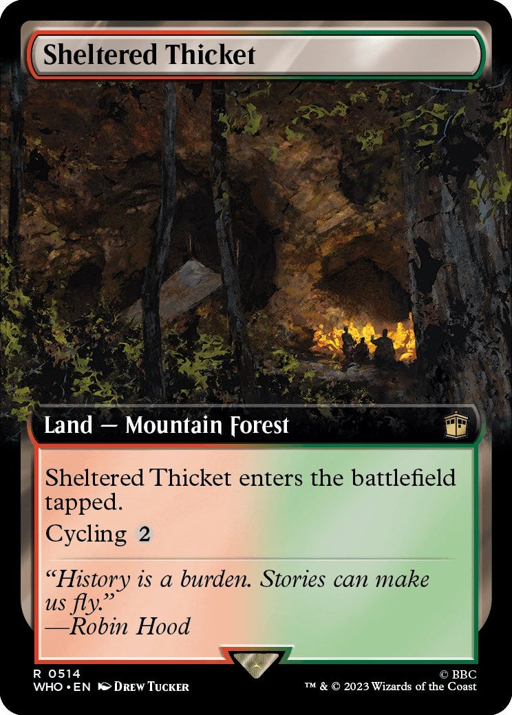 Sheltered Thicket Extended Art (514) [WHO]