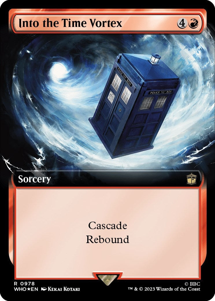 Into the Time Vortex Extended Art Surge Foil (978) [WHO]
