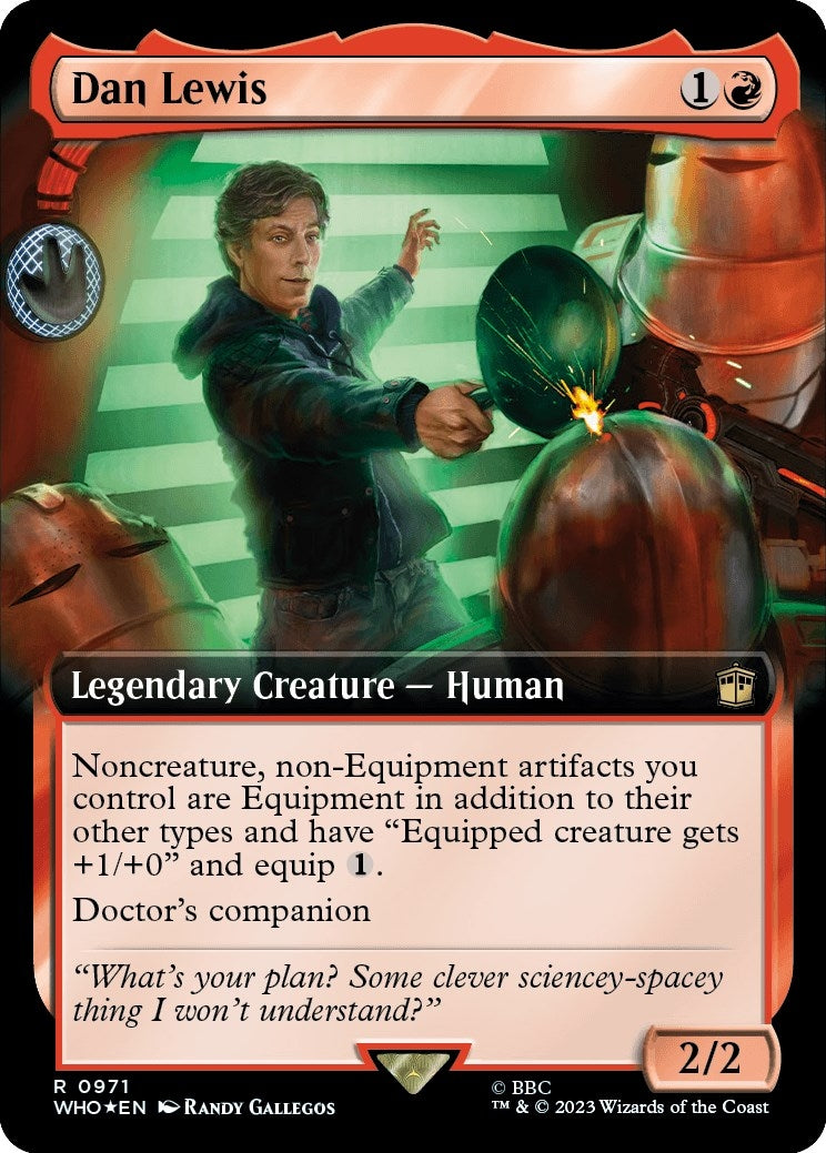 Dan Lewis Extended Art Surge Foil (971) [WHO]