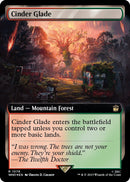 Cinder Glade Extended Art Surge Foil (1076) [WHO]