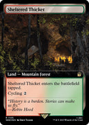 Sheltered Thicket Extended Art Surge Foil (1105) [WHO]