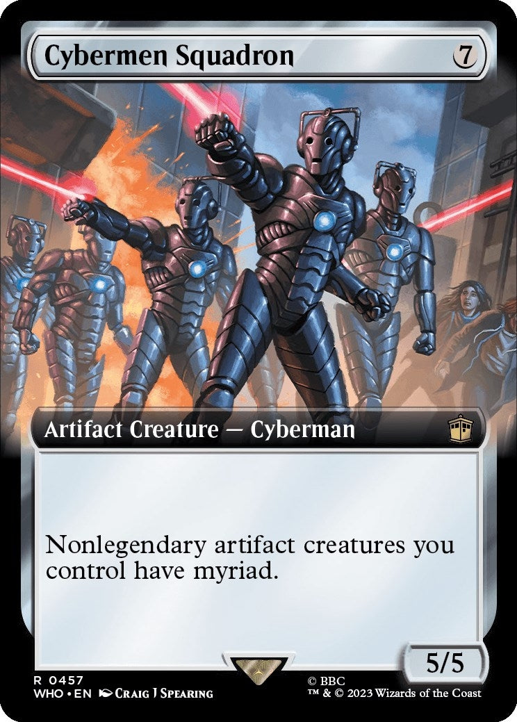 Cybermen Squadron Extended Art (457) [WHO]