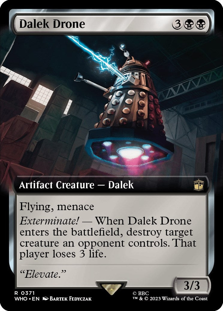 Dalek Drone Extended Art (371) [WHO]