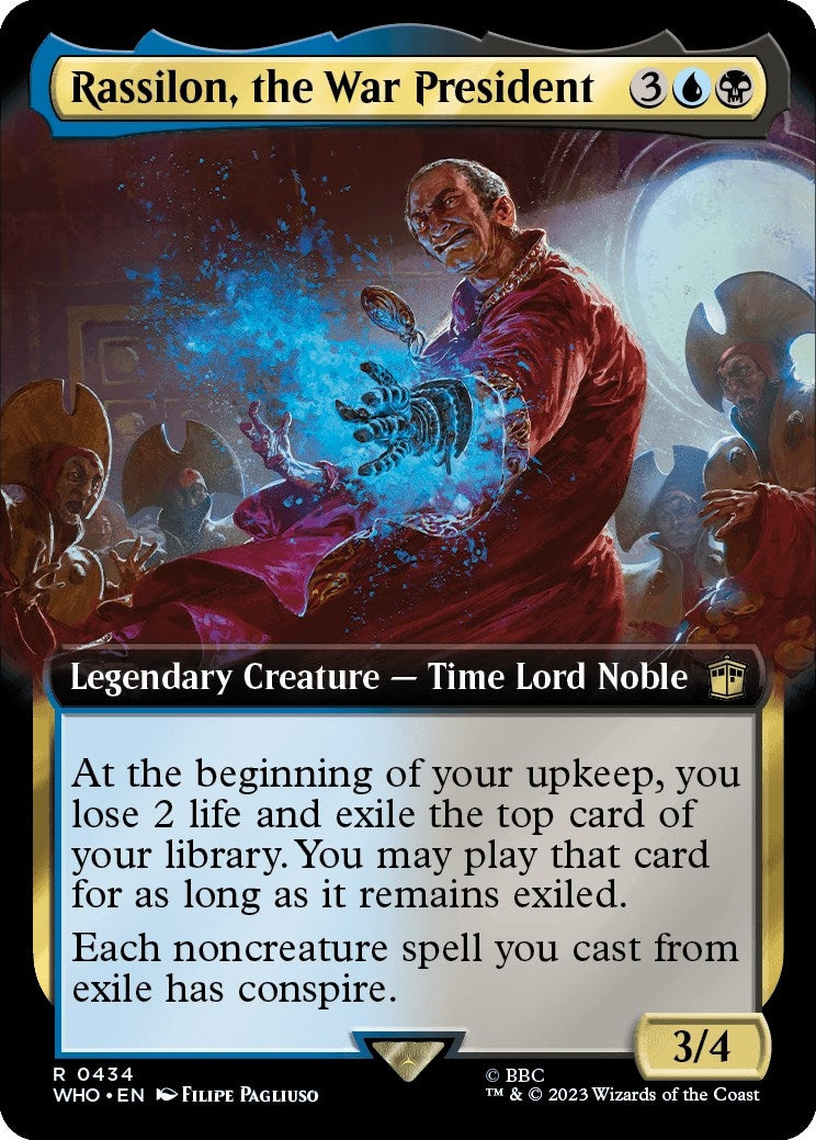 Rassilon the War President Extended Art (434) [WHO]