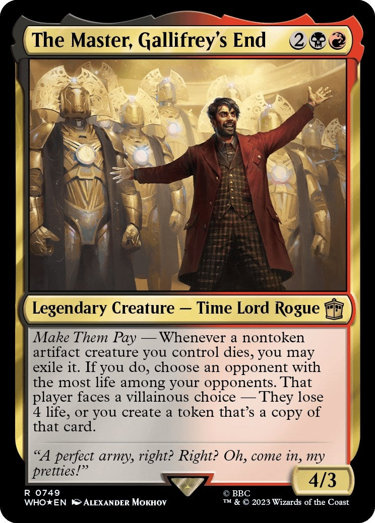The Master Gallifreys End Surge Foil (749) [WHO]
