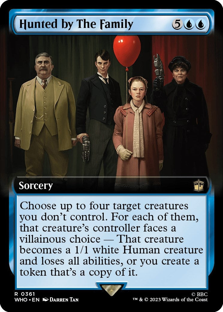 Hunted by The Family Extended Art (361) [WHO]