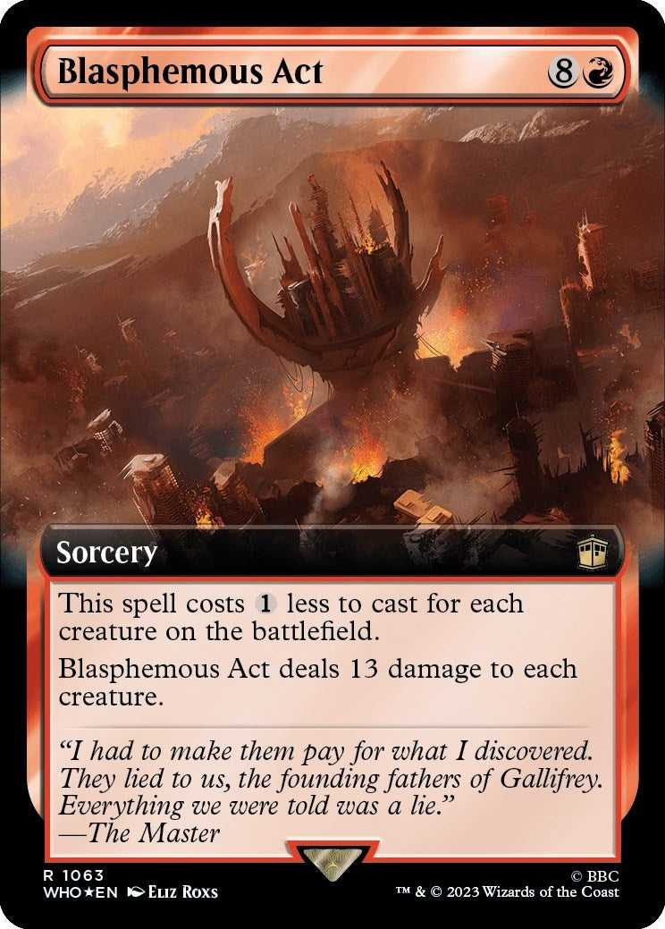 Blasphemous Act Extended Art Surge Foil (1063) [WHO]