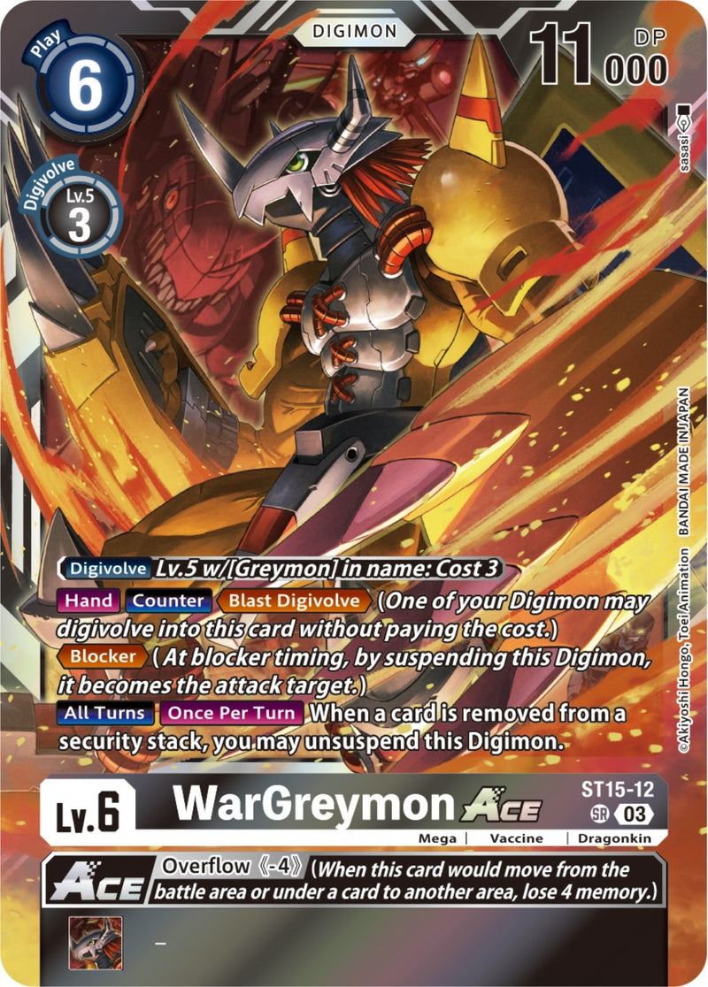 Image for WarGreymon ACE [Starter Deck 15: Dragon of Courage]