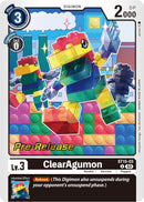 Image for ClearAgumon [Starter Deck 15: Dragon of Courage Pre-Release Cards]