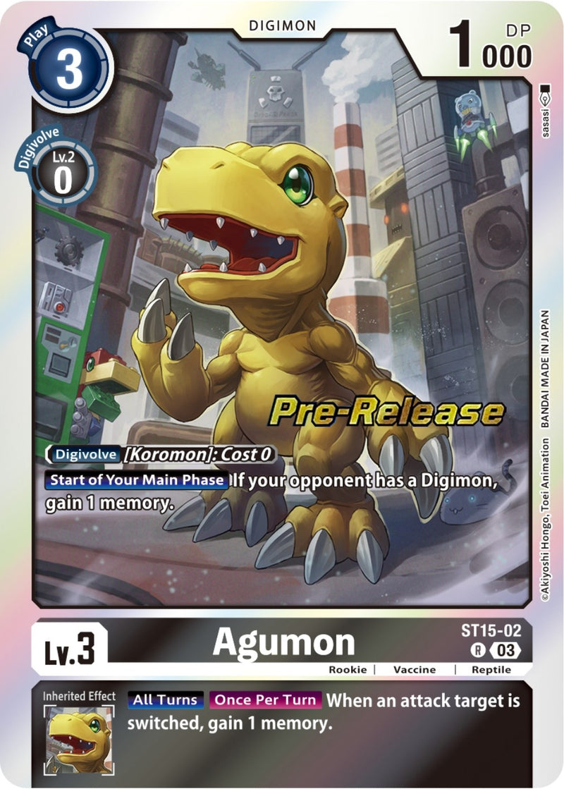Image for Agumon [Starter Deck 15: Dragon of Courage Pre-Release Cards]
