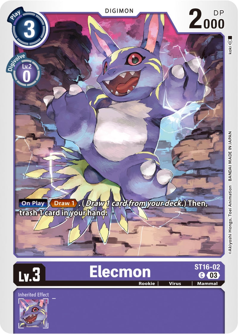 Image for Elecmon [Starter Deck 16: Wolf of Friendship]
