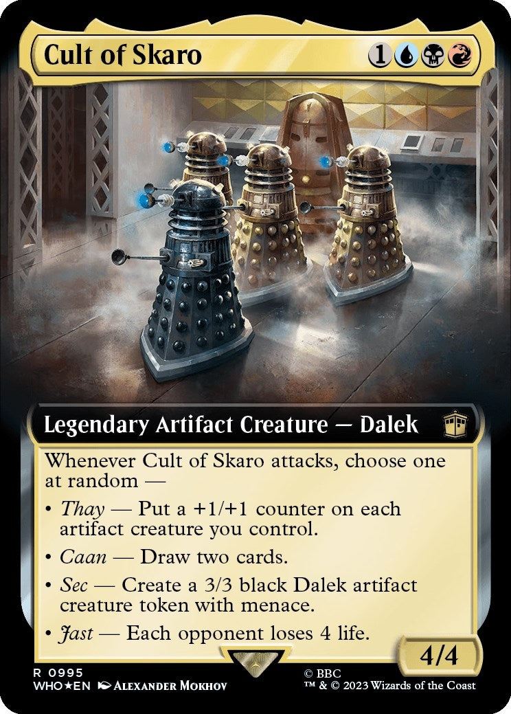 Cult of Skaro Extended Art Surge Foil (995) [WHO]