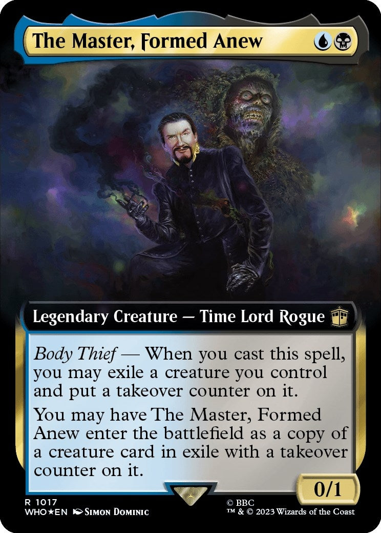The Master Formed Anew Extended Art Surge Foil (1017) [WHO]