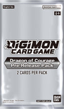 Image for Dragon of Courage Pre-Release Pack - Digimon Card Game