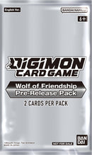 Image for Wolf of Friendship Pre-Release Pack - Digimon Card Game