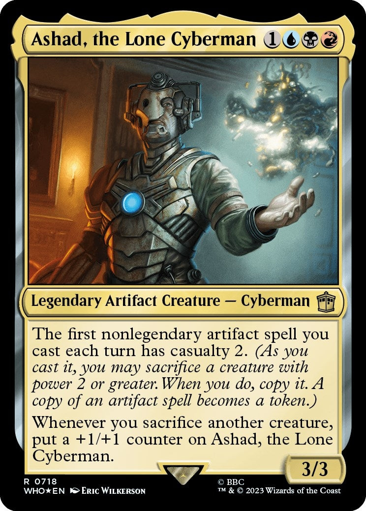 Ashad the Lone Cyberman Surge Foil (718) [WHO]