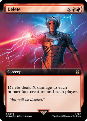 Delete Extended Art Surge Foil (972) [WHO]