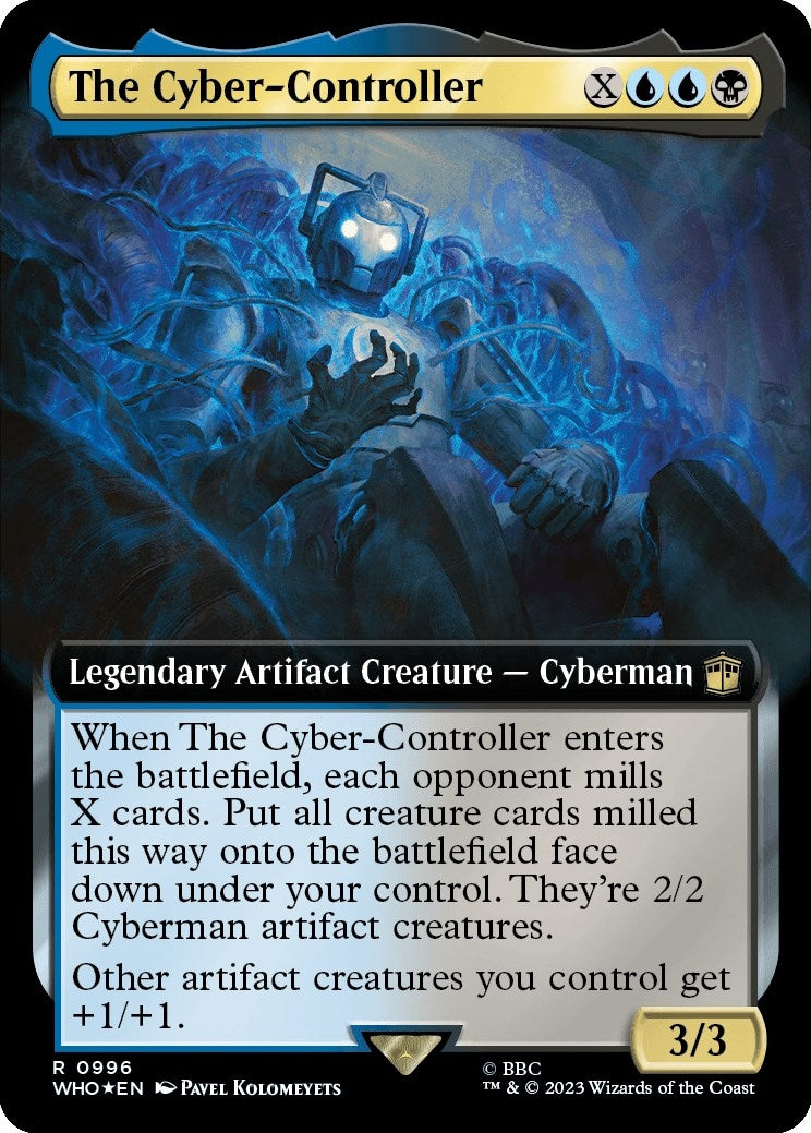 The Cyber Controller Extended Art Surge Foil (996) [WHO]