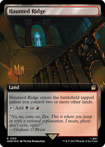 Haunted Ridge Extended Art Surge Foil (1093) [WHO]