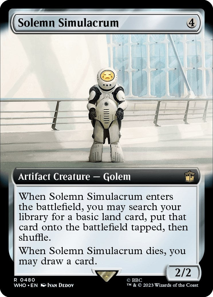Solemn Simulacrum Extended Art (480) [WHO]