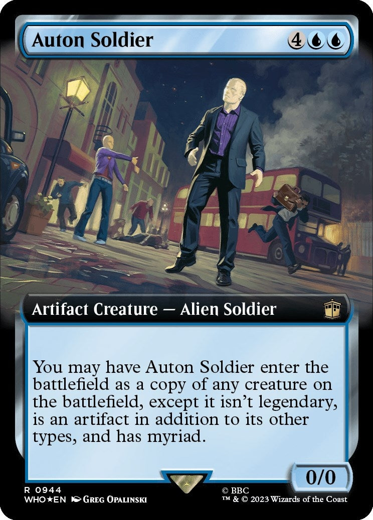 Auton Soldier Extended Art Surge Foil (944) [WHO]