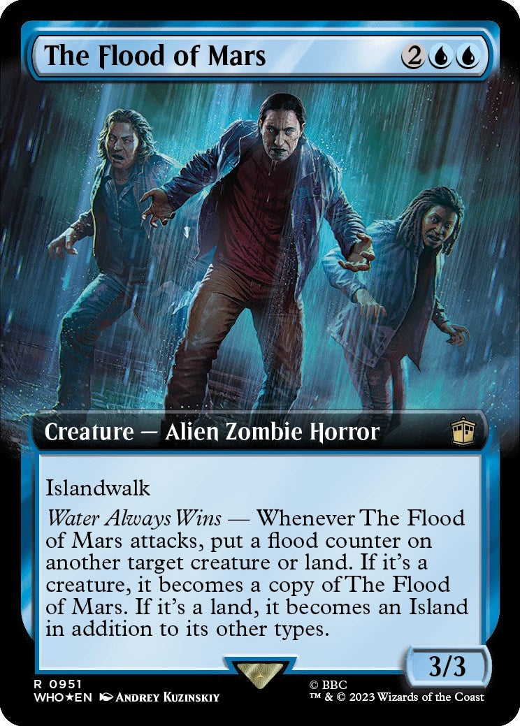 The Flood of Mars Extended Art Surge Foil (951) [WHO]