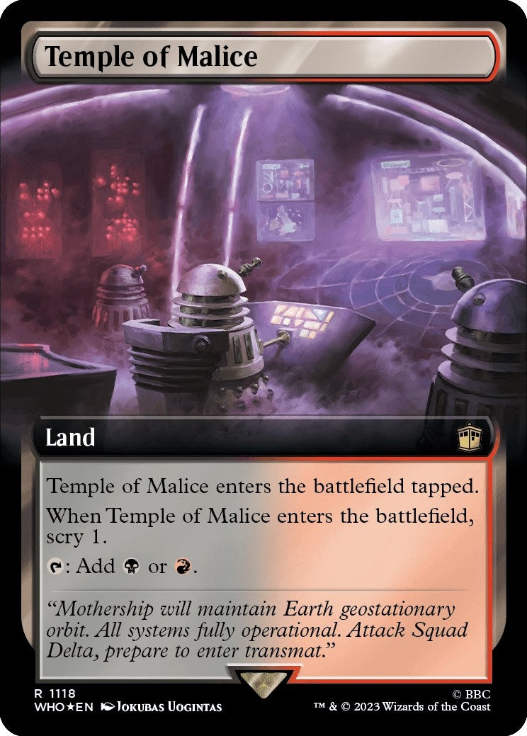 Temple of Malice Extended Art Surge Foil (1118) [WHO]