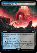 Creeping Tar Pit Extended Art Surge Foil (1077) [WHO]