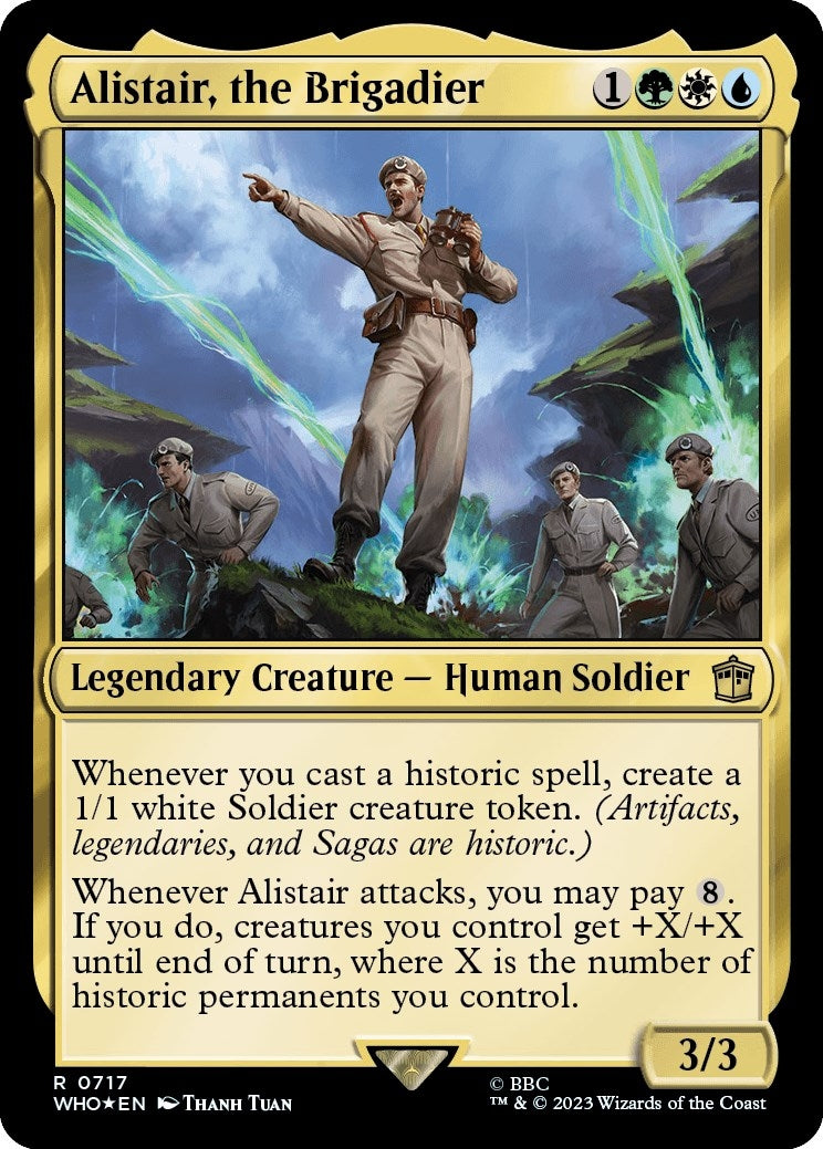 Alistair the Brigadier Surge Foil (717) [WHO]