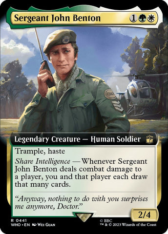 Sergeant John Benton Extended Art (441) [WHO]