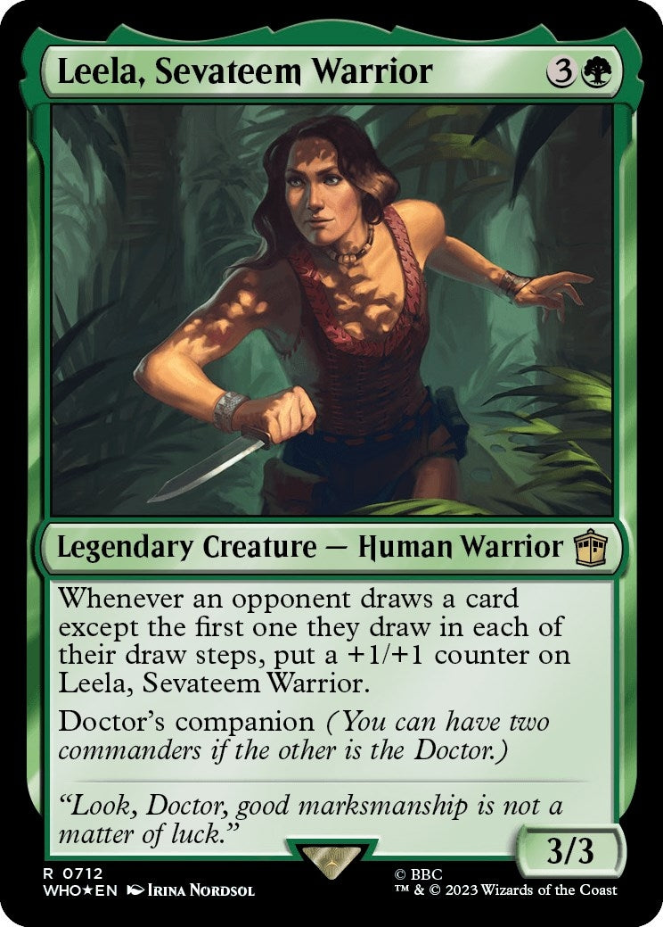 Leela Sevateem Warrior Surge Foil (712) [WHO]