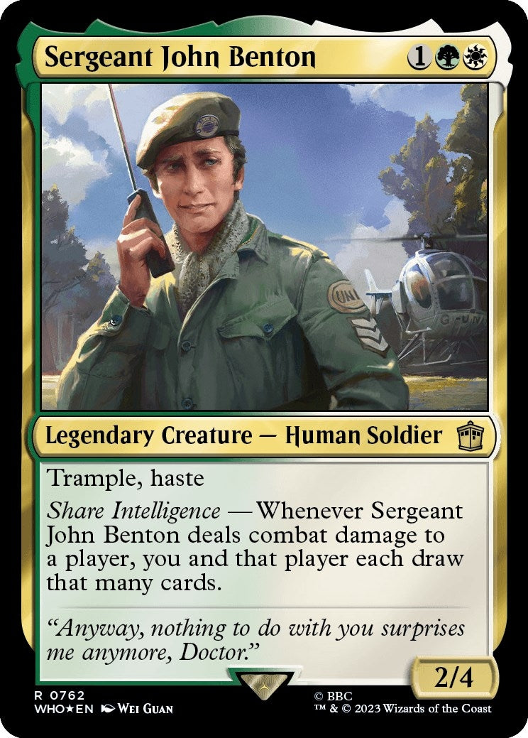 Sergeant John Benton Surge Foil (762) [WHO]