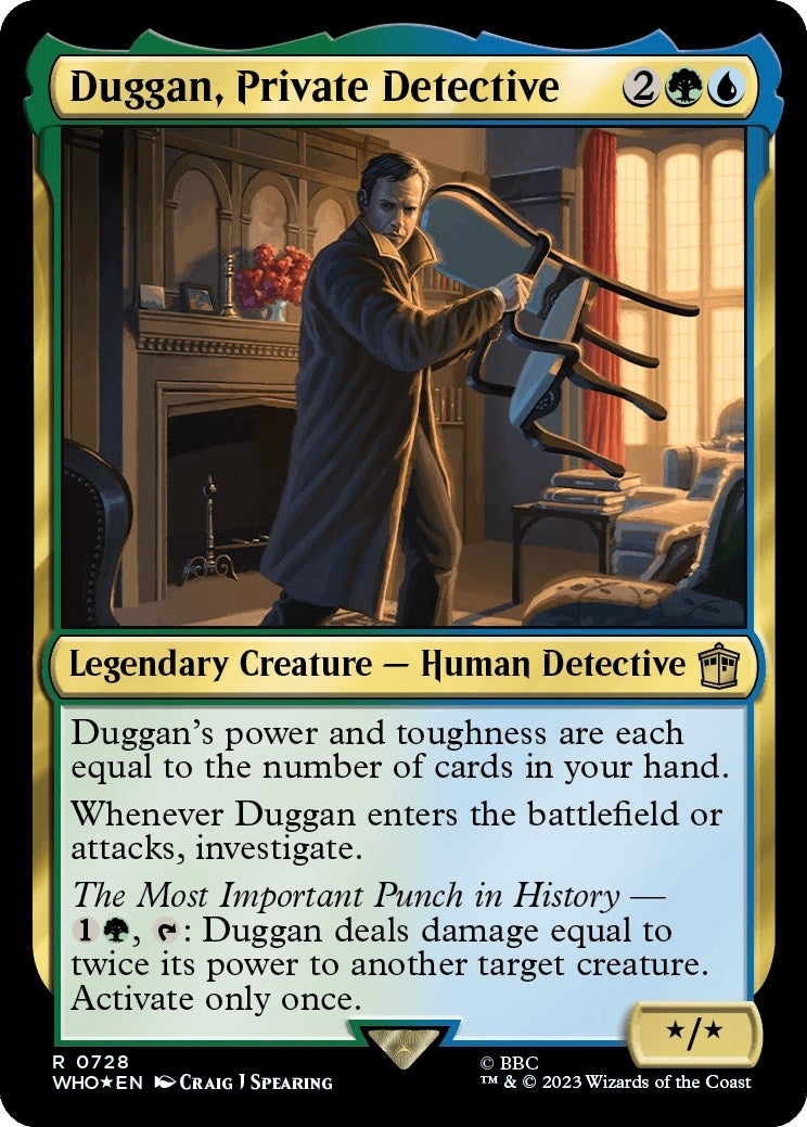 Duggan Private Detective Surge Foil (728) [WHO]